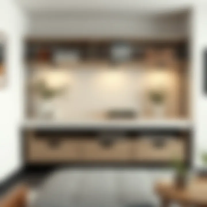 Magnificent The Functional Elegance of Shelves with Cloth Drawers