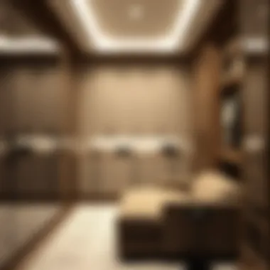 Modern Full Wall Closet Elegance Elegant full wall closet design showcasing modern features and finishes