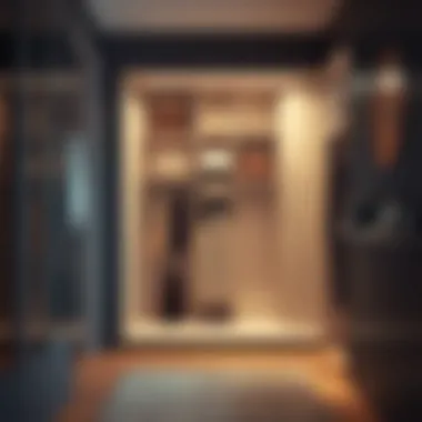 Optimized Space in Full Wall Closets Functional interior of a full wall closet demonstrating optimal space utilization