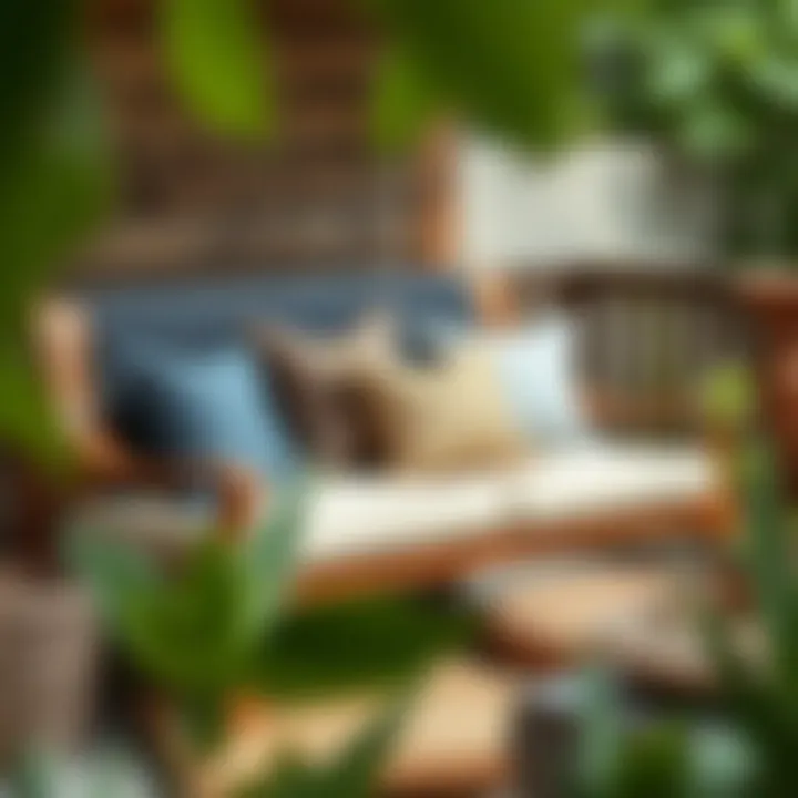 Stylish design options for patio bench cushions