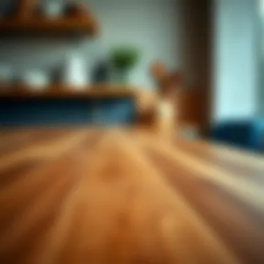 Detailed Texture of Butcher Block Close-up of butcher block texture and finish