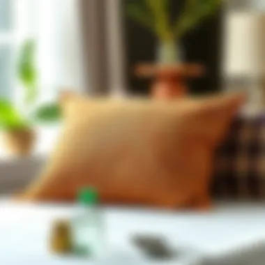 Maintenance Tips for Rust Pillow Covers Caring for rust pillow covers in home settings