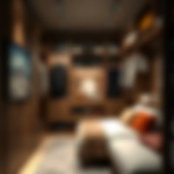 Innovative closet design showcasing efficient storage solutions