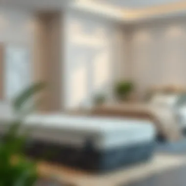 Sustainable Mattress Materials Eco-friendly materials used in the production of four-inch memory foam mattresses.