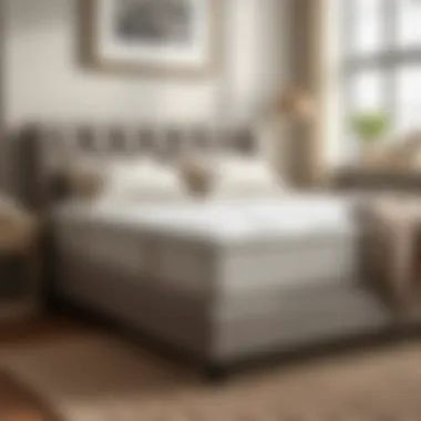 Stylish Queen Bed Bundle Elegant queen bed bundle showcasing a plush mattress and stylish bed frame