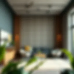 Acoustic panels enhancing interior aesthetics