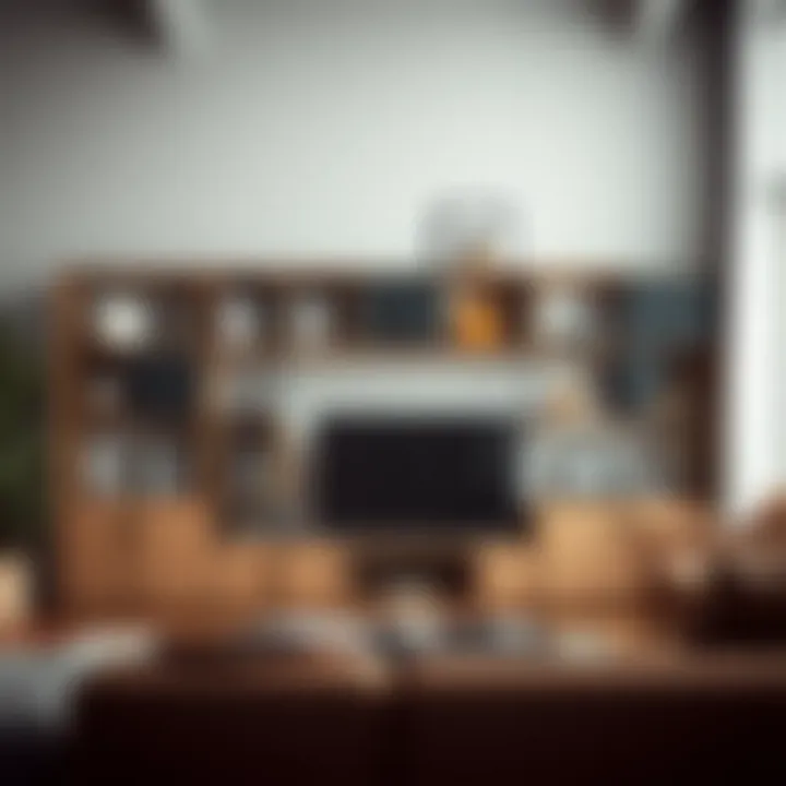 Contemporary Bookcase Set Contemporary bookcase set with a variety of materials and textures