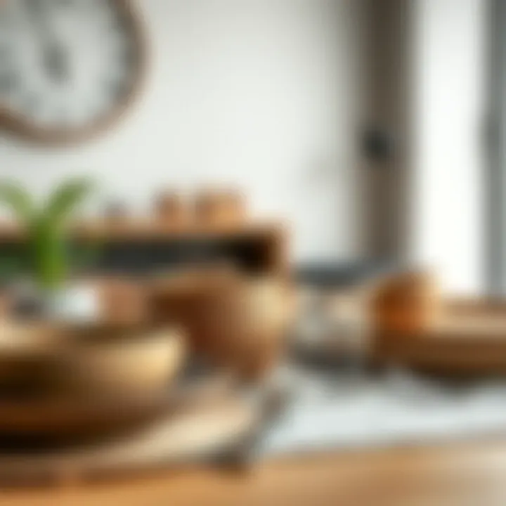 Contemporary Dinner Set Materials Variety of materials used in contemporary dinner sets