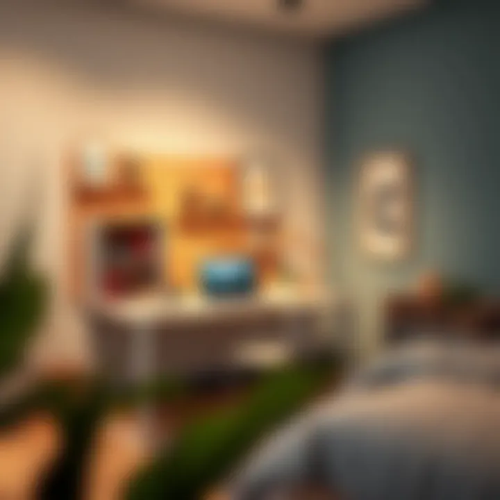 Innovative Study Desk for Teenagers Modern study desk with built-in storage