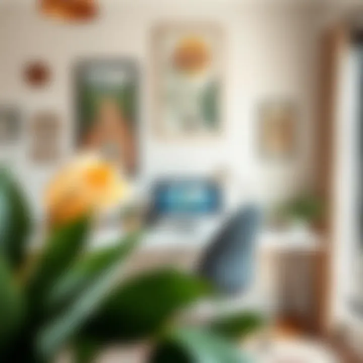 Personalized Workspace Inspiration Creative workspace showcasing unique decor elements