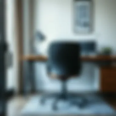 Ergonomic Meets Aesthetic Modern ergonomic chair paired with a stylish desk