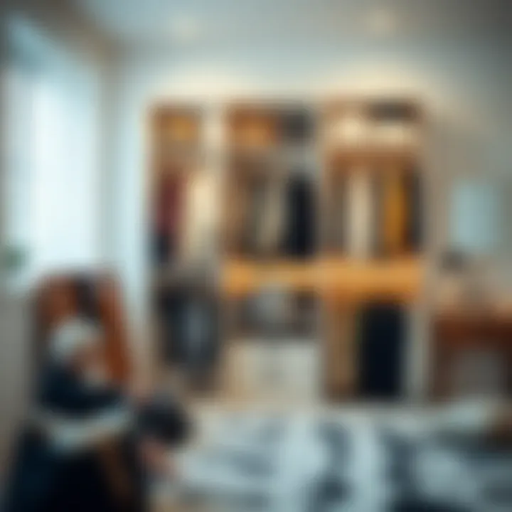 Curating a Cohesive Collection A stylish clothing collection organized on a virtual platform