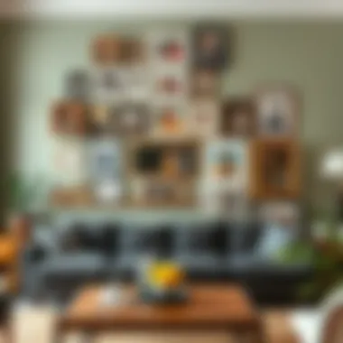 Cherished Moments: A Family Memory Wall Personalized family memories collage with diverse frames