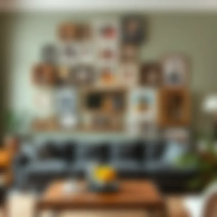 Cherished Moments: A Family Memory Wall Personalized family memories collage with diverse frames