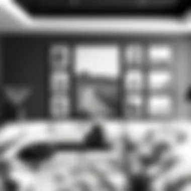 Timeless Elegance: Minimalist Black and White Display Minimalist black and white photo arrangement