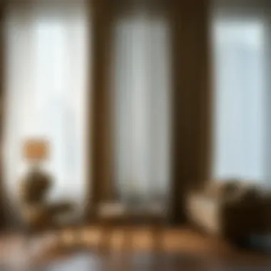 Innovative Fabric Use in Interior Spaces Creative use of fabric curtains to delineate spaces