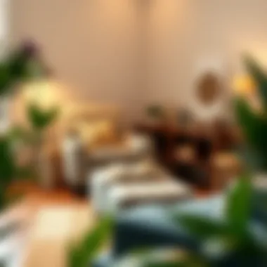 Cozy Reading Nook with Accent Chair and Foot Stool Cozy reading nook featuring an accent chair and foot stool combination