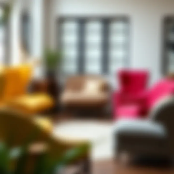 Variety of Accent Chair Styles Variety of accent chair styles showcasing different materials and colors