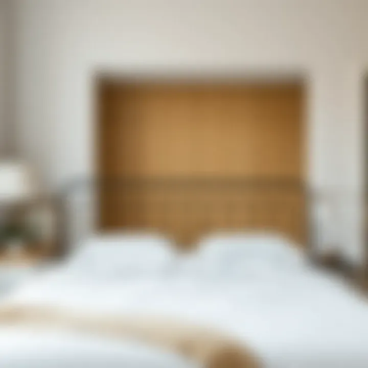 Sleek Metal Double Bed Frame Contemporary metal double bed frame with minimalist design