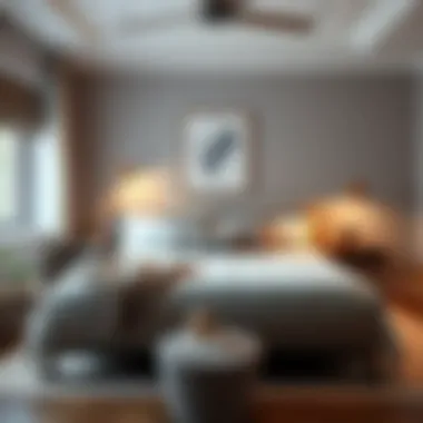 Aesthetic Appeal of a Well-Designed Bedroom Cozy bedroom featuring double bed and decor