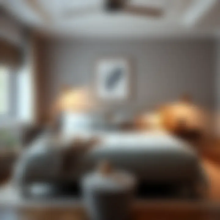 Aesthetic Appeal of a Well-Designed Bedroom Cozy bedroom featuring double bed and decor