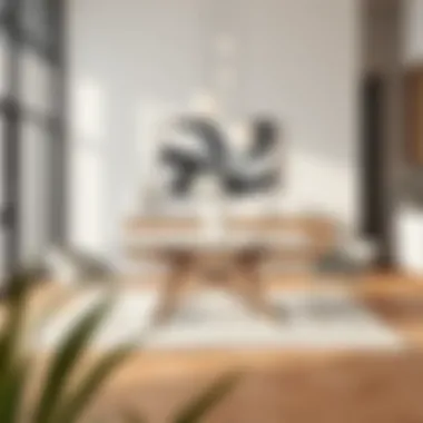 Modern used dining room set with minimalist design