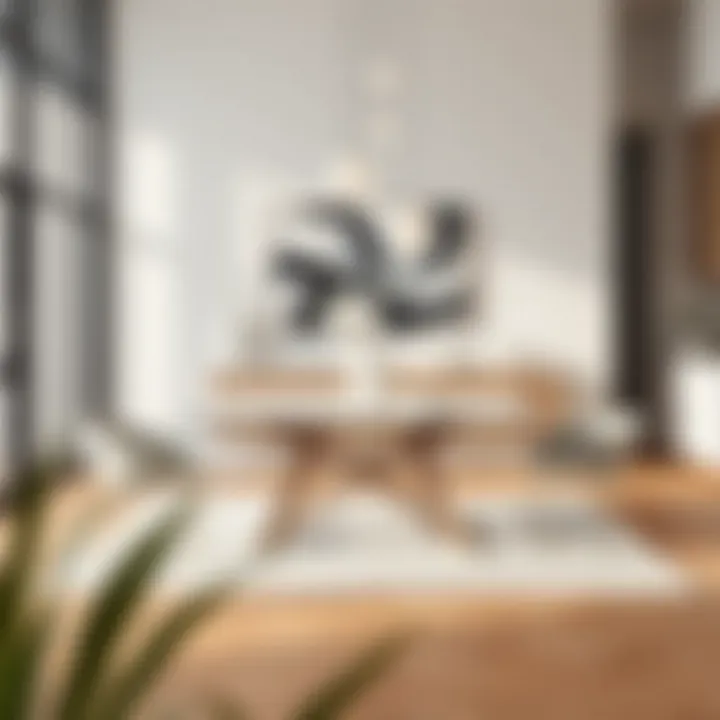 Modern used dining room set with minimalist design