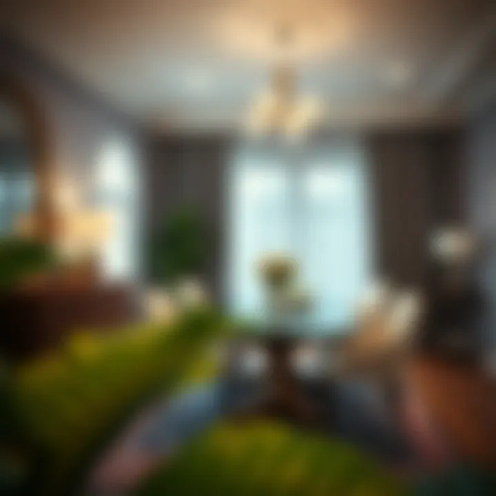 Stylish dining room showcasing personalized decor