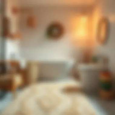 Eco-friendly bathroom carpet made from natural fibers