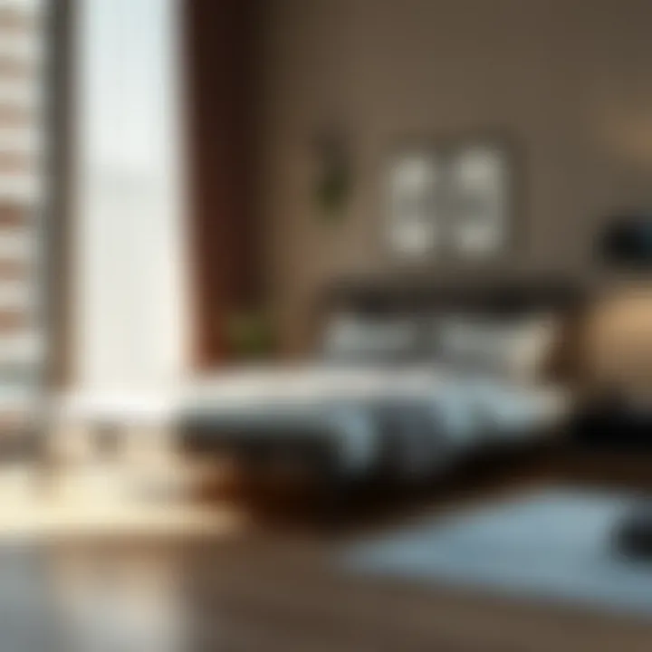 Minimalist Metal Bed Frame Showcasing Sleek Design Minimalist metal bed frame showcasing sleek design