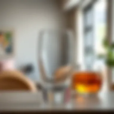 Innovative Glass Design for Contemporary Settings Modern design glass with a unique shape