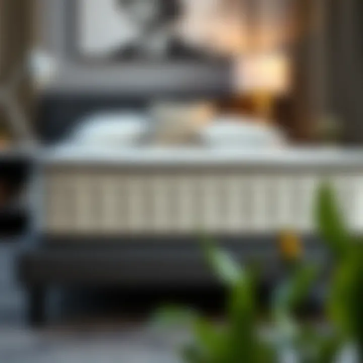 Visual representation of a compatible boxspring with a mattress