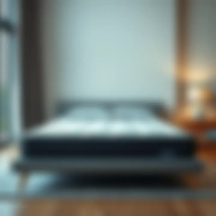 Illustration of the different firmness levels of mattresses