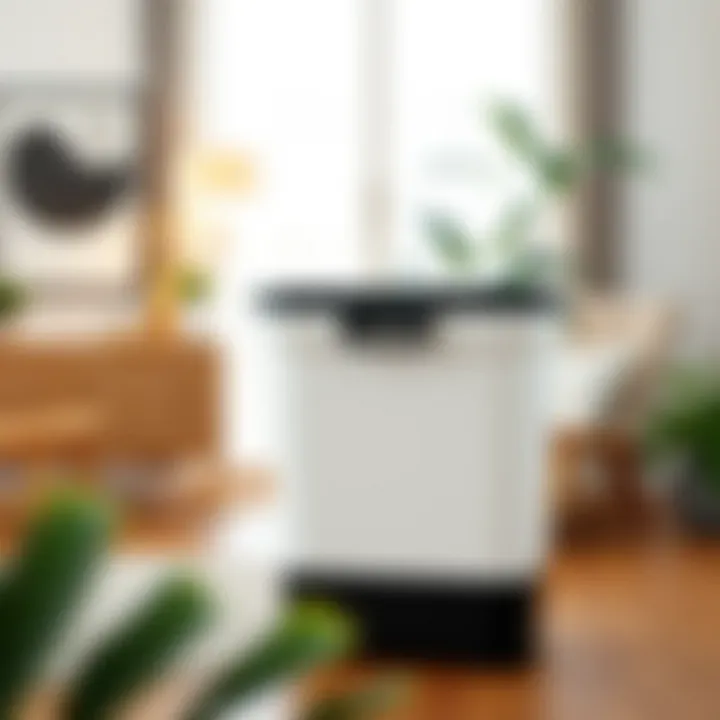 Modern Aesthetic of Storage Totes Stylish clearance storage tote with a lid in a modern home setting