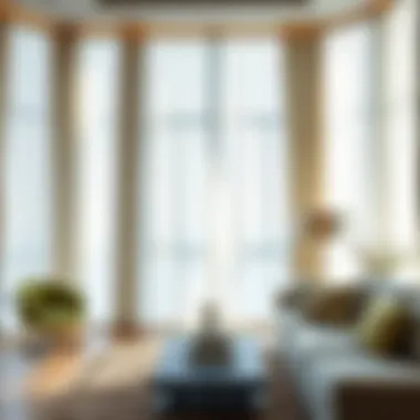 Elegant sheer curtains enhancing natural light