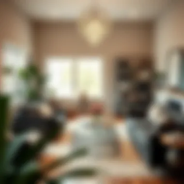 Versatile Living Room with Wire Shelving Living room setup utilizing wire shelving for decorative and functional storage