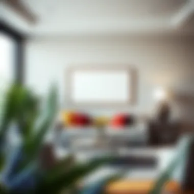 Impact of Scale and Proportion in Interior Design An interior space demonstrating the impact of scale and proportion with a 28 x 32 frame