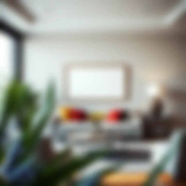 Impact of Scale and Proportion in Interior Design An interior space demonstrating the impact of scale and proportion with a 28 x 32 frame