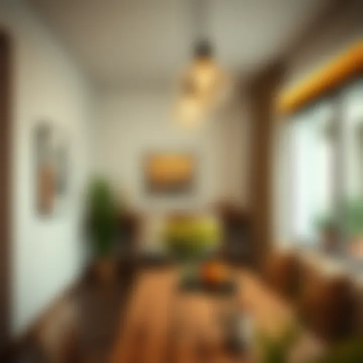 Sustainable Lighting for Dinette Spaces Sustainable lighting solutions for modern dinette spaces