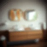 Elegant double vanity sink with modern fixtures