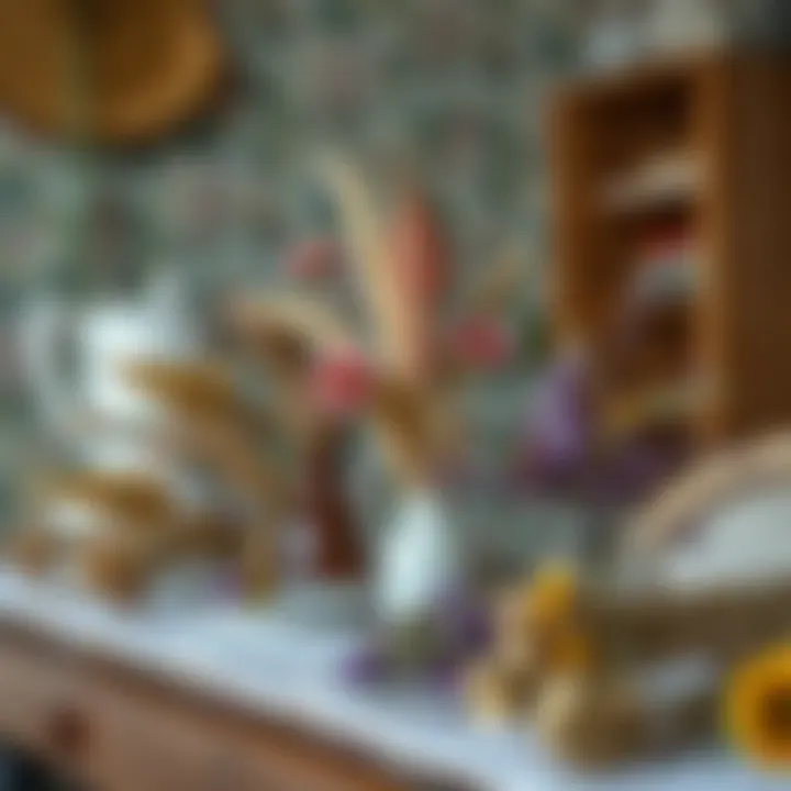 Techniques for preserving wildflowers displayed on a table