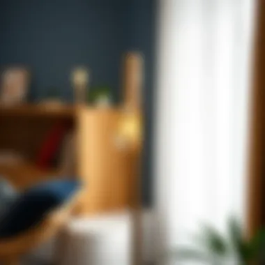 Chic Energy-Efficient LED Floor Lamp Chic two-light bulb floor lamp showcasing energy-efficient LED bulbs