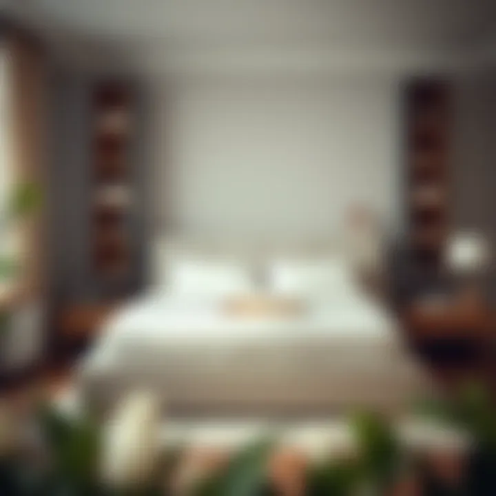 Elegant Full Bed Frame with Integrated Shelving Elegant full bed frame with integrated shelving