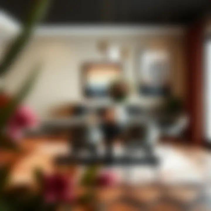 Stylish Dining Room Trends Elegant dining room setup with stylish furniture