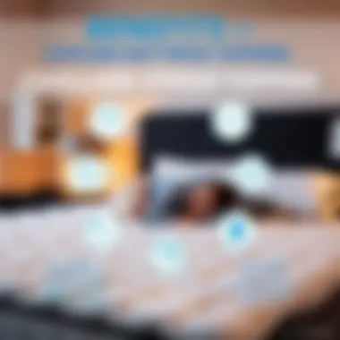 Benefits of Cooling Mattress Toppers Diagram highlighting the benefits of using a cooling mattress topper