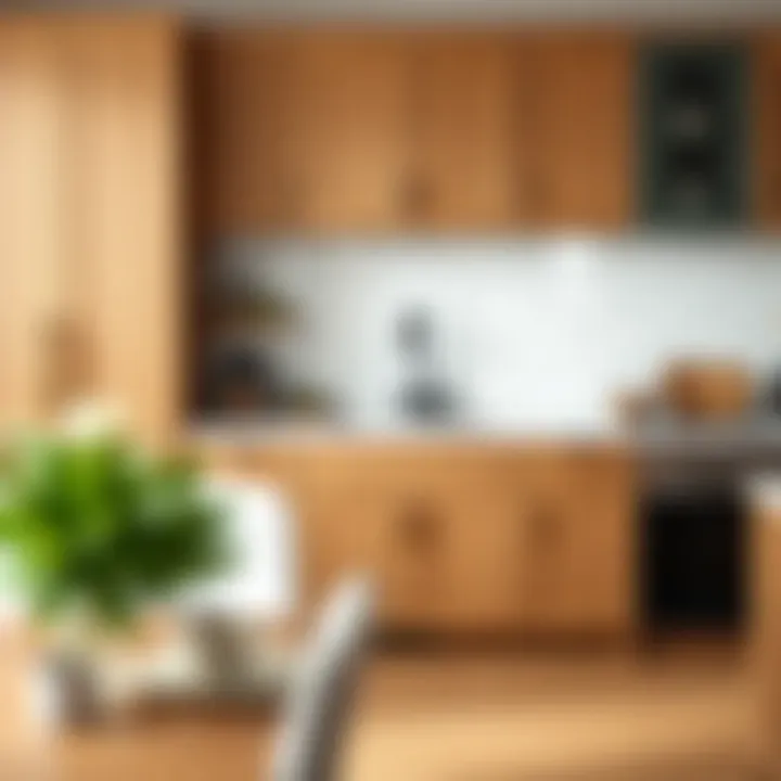 Stylish Medium Oak Cabinet Arrangement Stylish Medium Oak Cabinet Arrangement