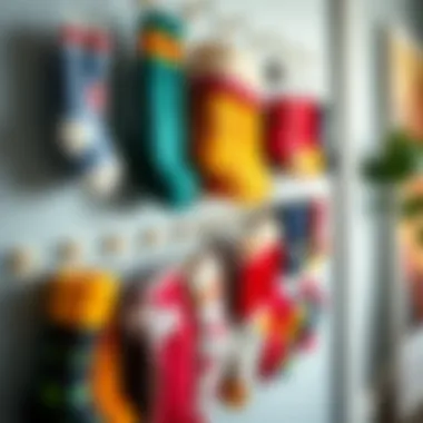 Colorful Sock Storage Ideas Creative use of colors in sock storage