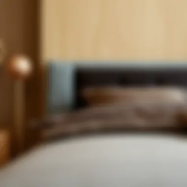 Craftsmanship of Low Panel Beds Close-up of low panel bed craftsmanship