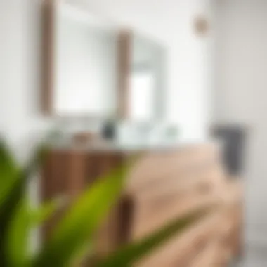 Material Options for the Lowes 48 Inch Vanity Close-up view of the material options available for Lowes 48 Inch Vanity