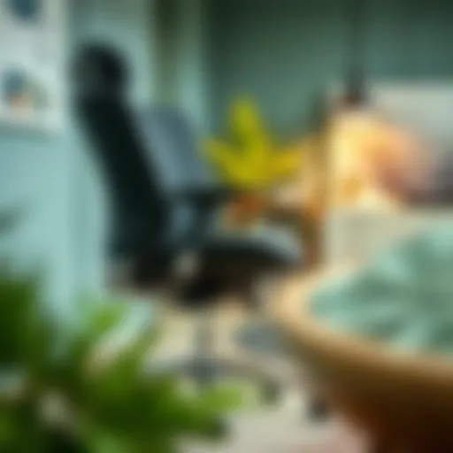 Ergonomics Meets Style: A Contemporary Office Chair Contemporary office chair with ergonomic design